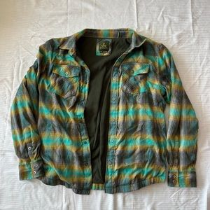 Prana Men’s Plaid Shirt Jacket